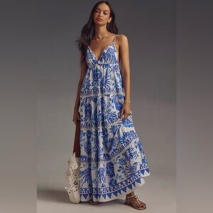 FARM Rio Flowerful Birds Maxi Dress